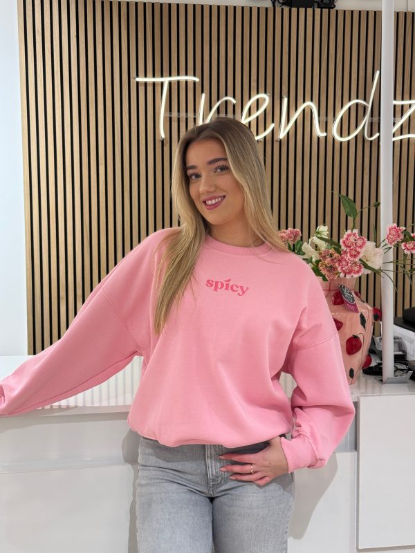 Sweater spicy roze