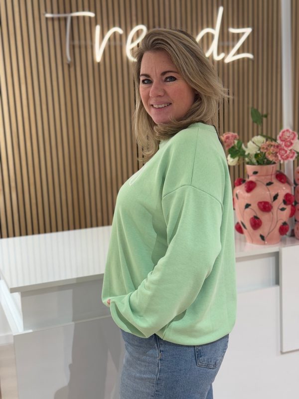 Sweater Milano groen - Afbeelding 2