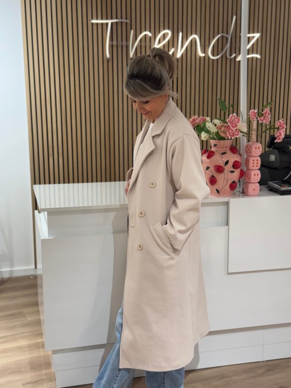 Coat Hanne beige - Afbeelding 6