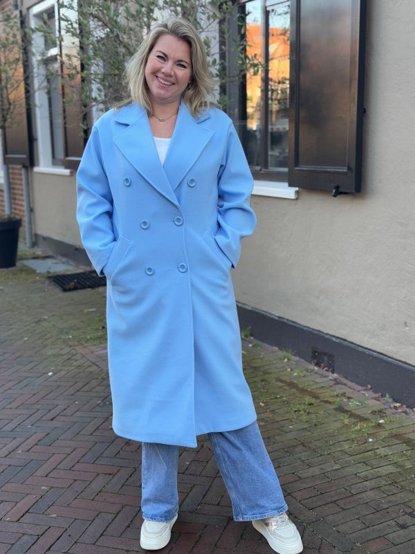 Coat Hanne blue