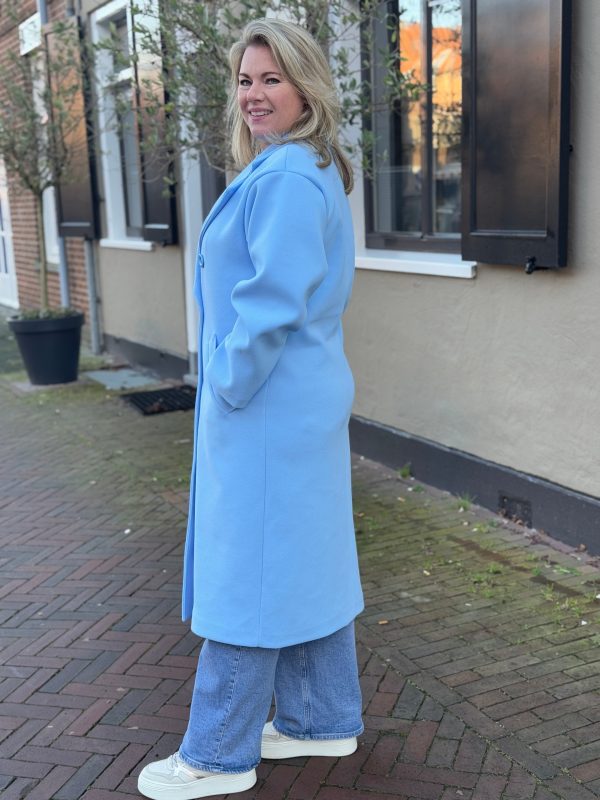 Coat Hanne blue - Afbeelding 2