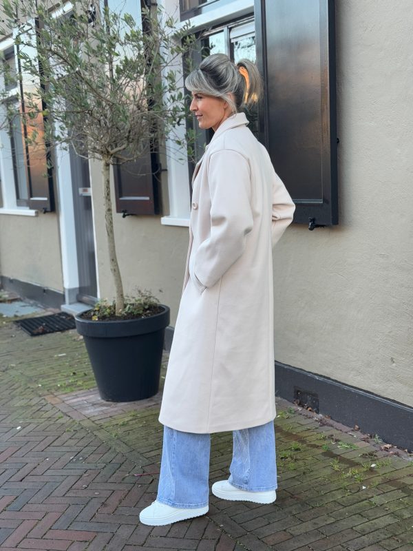 Coat Hanne beige - Afbeelding 2