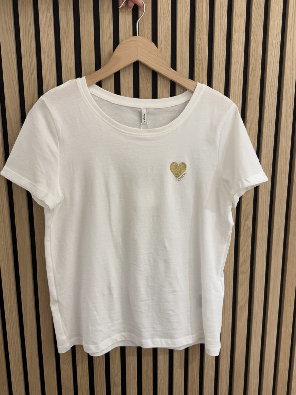 Shirtje Heart white