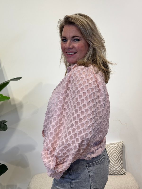 Blouse Dani licht roze - Afbeelding 2