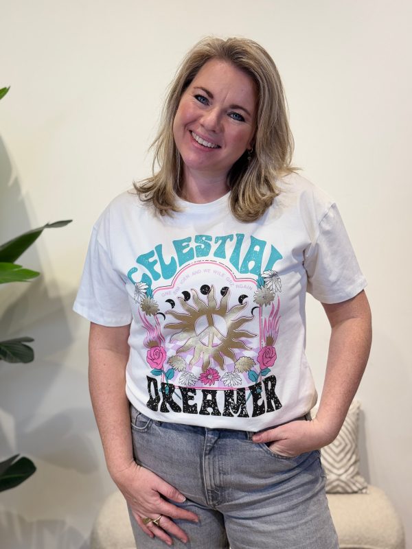 Shirtje Dreamer wit