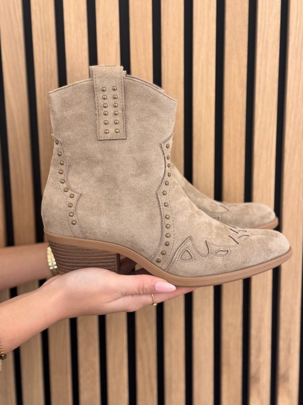 Laarsje Ivette khaki suede - Afbeelding 5