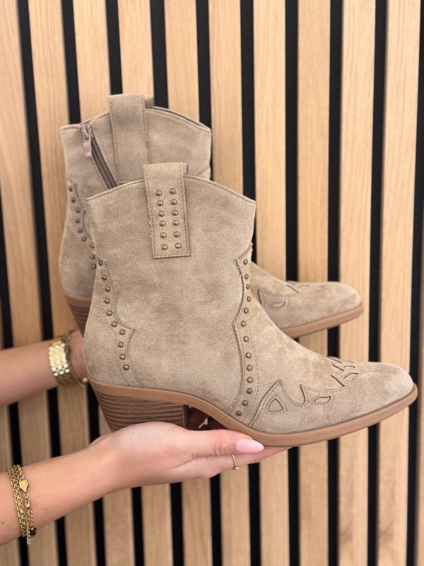 Laarsje Ivette khaki suede - Afbeelding 2