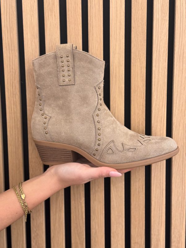 Laarsje Ivette khaki suede