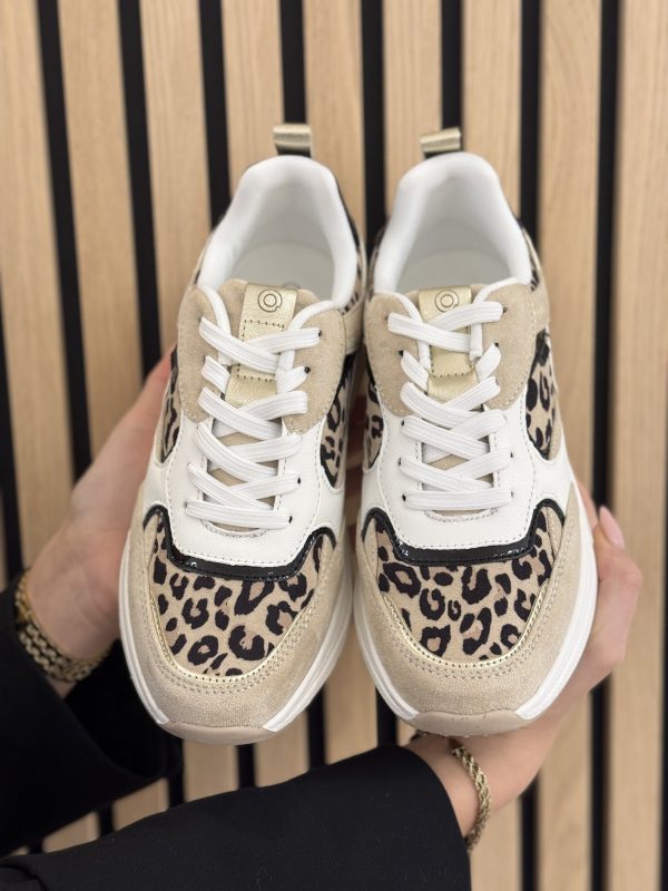 Sneakers brown animalprint - Afbeelding 3